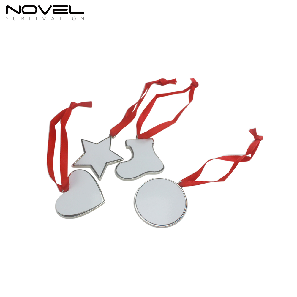 Zinc Alloy Pendants Christmas Ornaments- Five Shapes Available