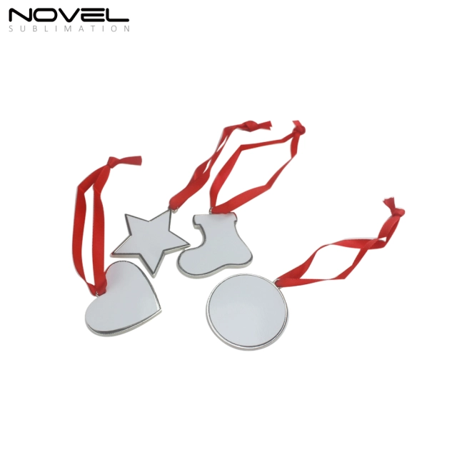 Zinc Alloy Pendants Christmas Ornaments-4 Shapes Available