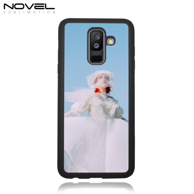 DIY Blank Sublimation 2D Rubber TPU Phone Case for Galaxy A6 Plus