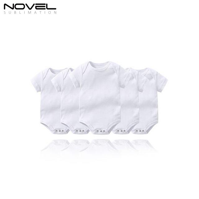Custom Sublimation Blank Short Sleeve Baby Bodysuit