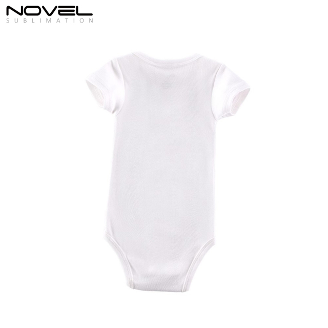 Custom Sublimation Blank Short Sleeve Baby Bodysuit