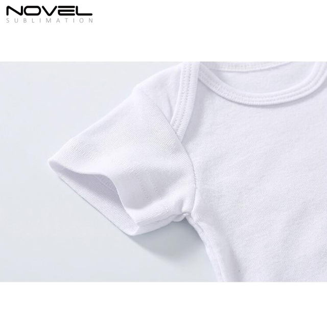 Custom Sublimation Blank Short Sleeve Baby Bodysuit