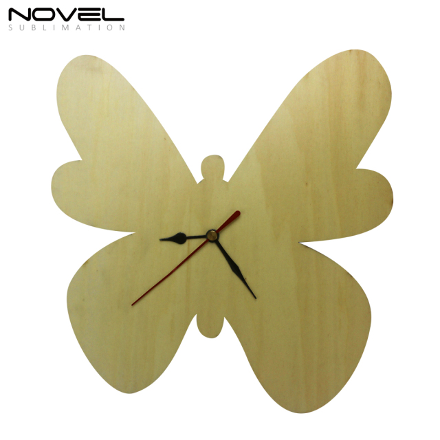 MDF Wooden Clock Photo Frame Sublimation Desk Clock Wall Clock Plywood Clock Various Shapes