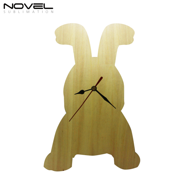 MDF Wooden Clock Photo Frame Sublimation Desk Clock Wall Clock Plywood Clock Various Shapes