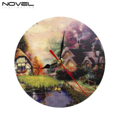 MDF Wooden Clock Photo Frame Sublimation Desk Clock Wall Clock Plywood Clock Various Shapes