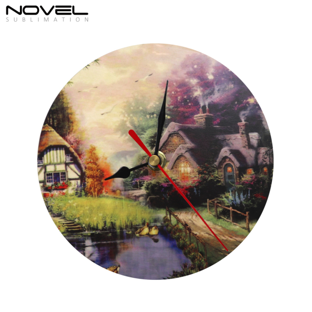 MDF Wooden Clock Photo Frame Sublimation Desk Clock Wall Clock Plywood Clock Various Shapes