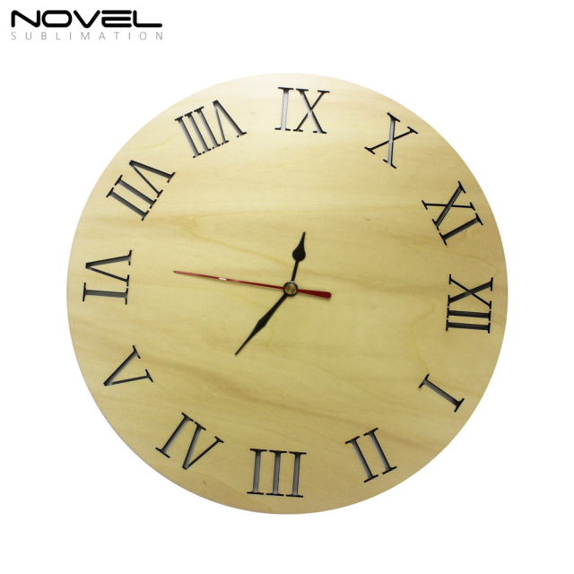 MDF Wooden Clock Photo Frame Sublimation Desk Clock Wall Clock Plywood Clock Various Shapes