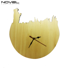 MDF Wooden Clock Photo Frame Sublimation Desk Clock Wall Clock Plywood Clock Various Shapes