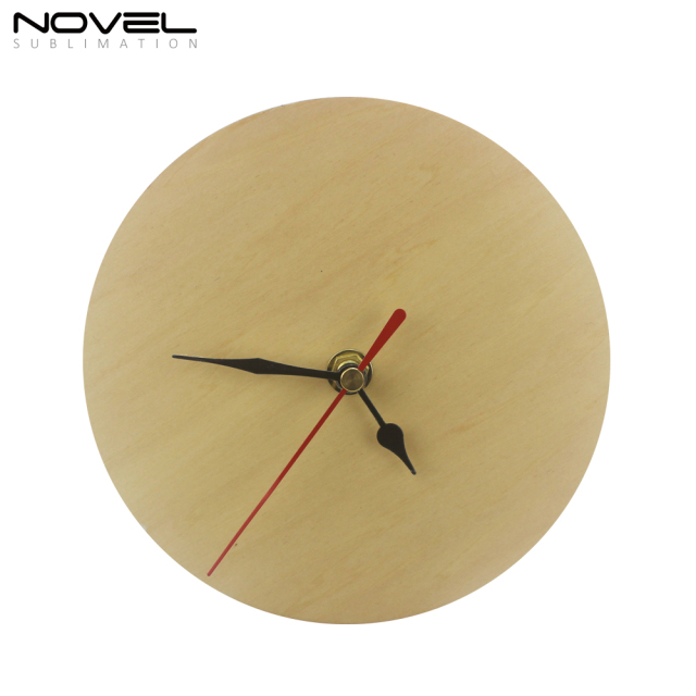 MDF Wooden Clock Photo Frame Sublimation Desk Clock Wall Clock Plywood Clock Various Shapes