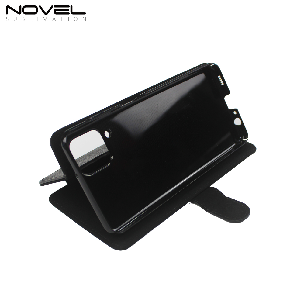 PU Flip Phone Case Sublimation Canvas Phone Wallet for Galaxy A Series,Galaxy A02,A12,A32,A51,A82,A91 with PC Inside