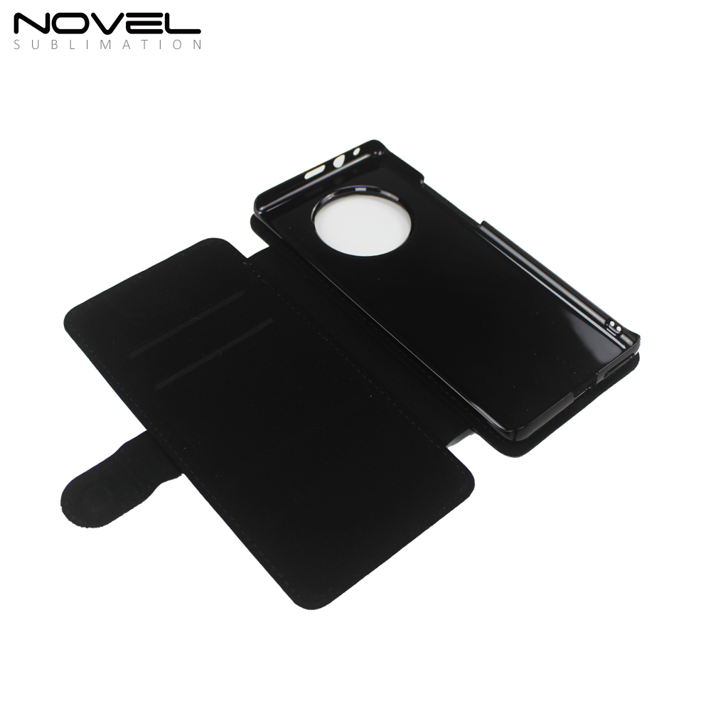 Custom Sublimation PU Leather Flip Phone Wallet For Huawei Mate 40,Mate 30/20 Series