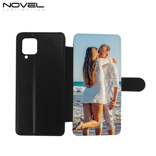 PU Flip Phone Case Sublimation Canvas Phone Wallet for Galaxy A12,A22 A32,A42,A52,A72 A82 5G for Samsung Galaxy  A Series