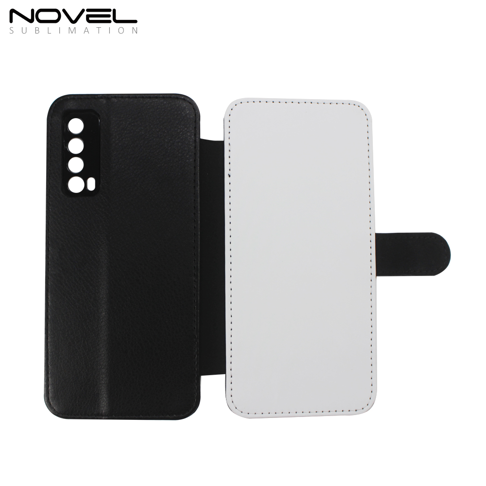 Sublimation Blank Wallet Flip Case Phone Stand For P Smart 2021 P20,P40 Series with Card Holder