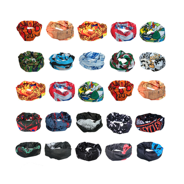 Multifunctional Polyester Magic Headscarf Fashion Sublimation Blank Headwear