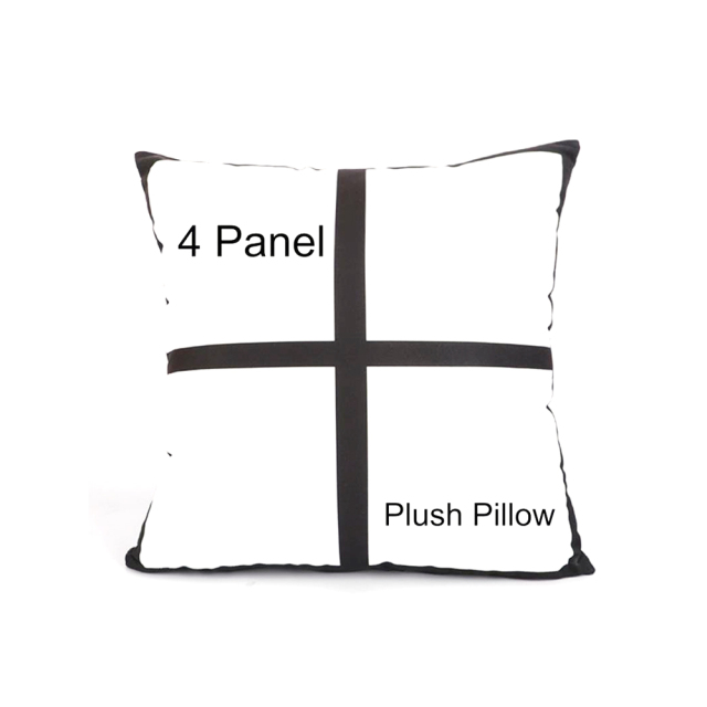 Square Grid Pillowcase Cushion Covers Sublimation Blank Grid Pattern Pillow Cover