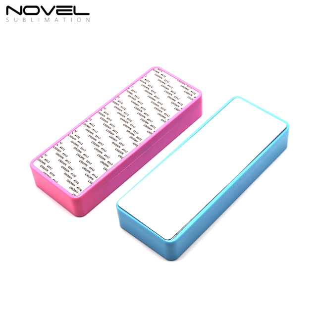 ABS Plastic Sublimation Pencil Box Pink Blue Pencil Case