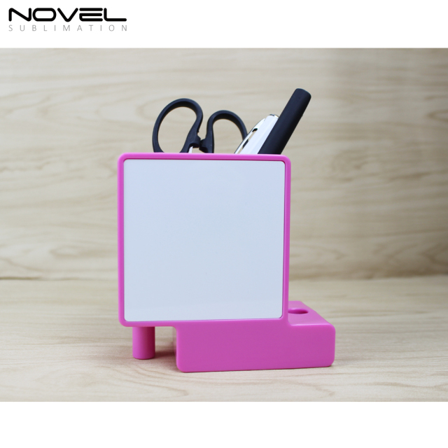 Plastic Pen Holder Sublimation Pencil Vase