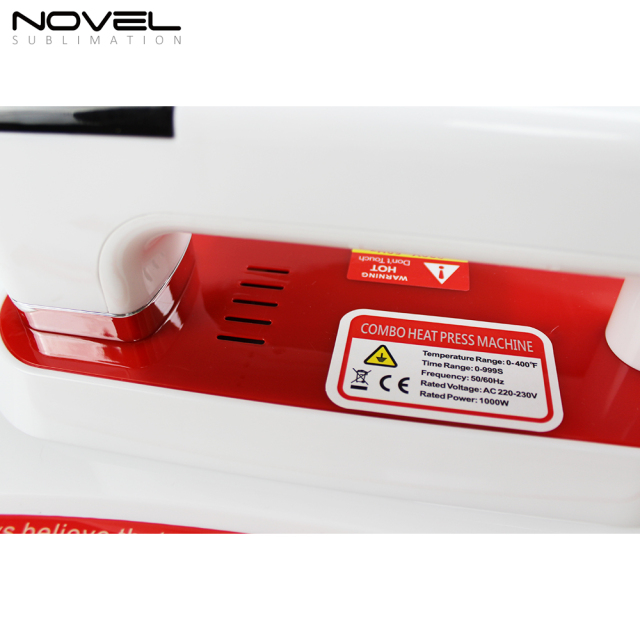 Mini 5in1 Heat Press Machine Easy to Carry Heat Press 12"x10" P1210 5IN1