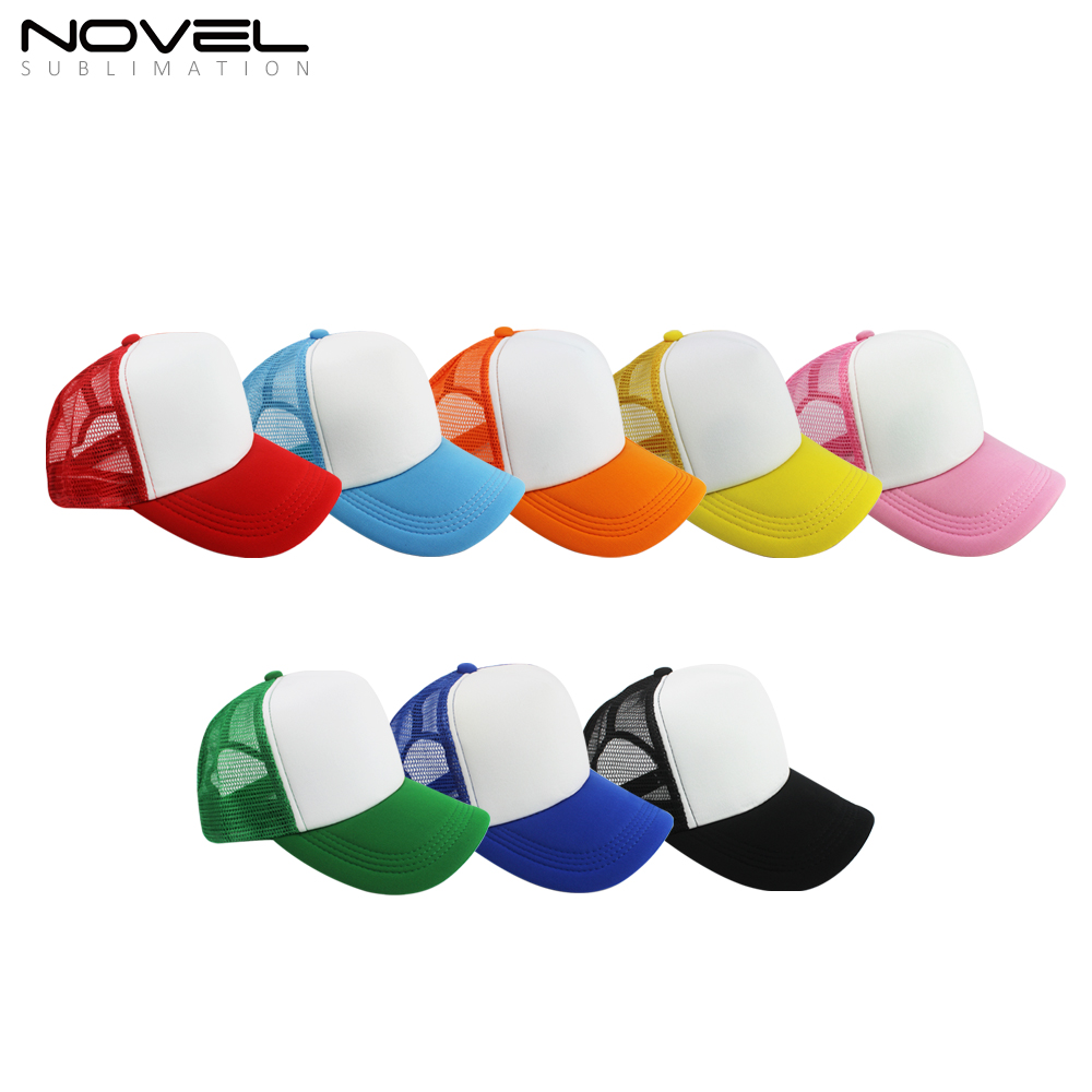 On sales Sublimation Blank Mesh Back Trucker Cap Baseball Cap