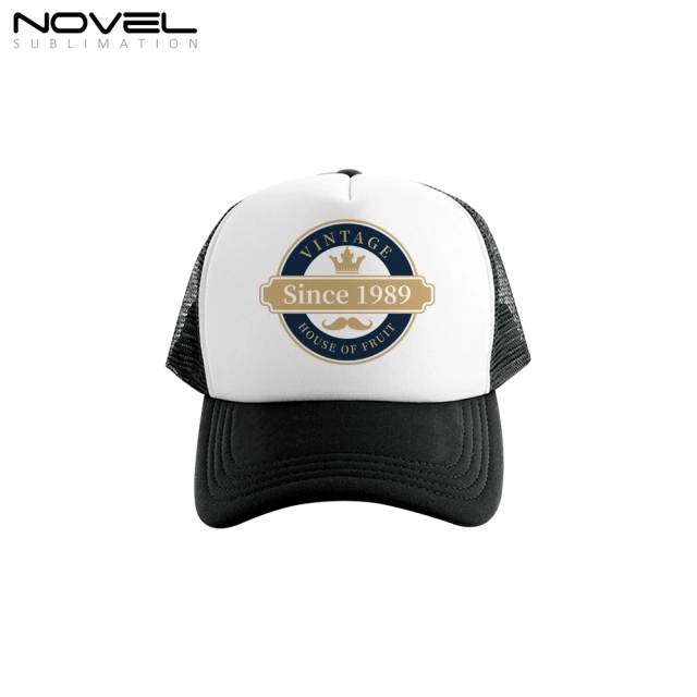 On sales Sublimation Blank Mesh Back Trucker Cap Baseball Cap