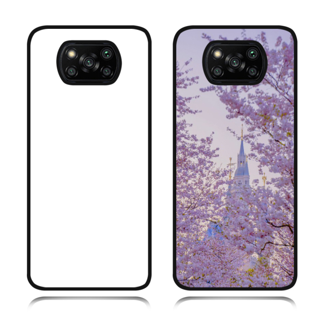 DIY 2D Sublimation TPU Rubber Case for Xiaomi Poco X3 Blank TPU Case for Mi Poco M3