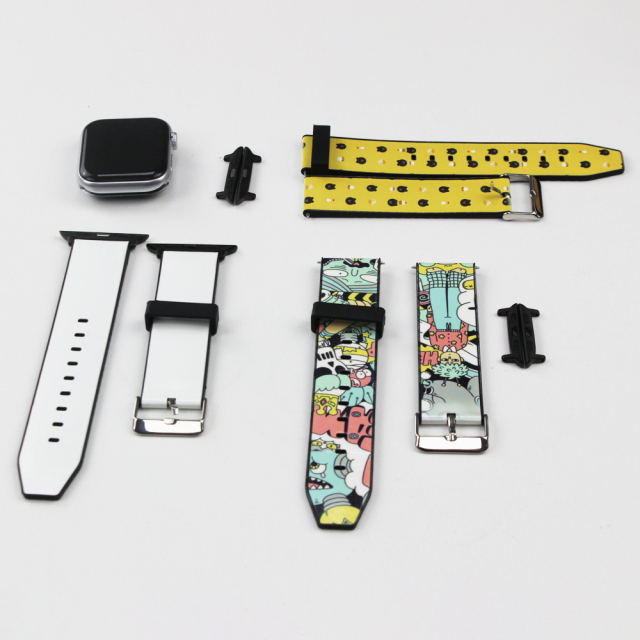 New Arrival Blank Sublimation Soft PU Watch Band for Apple Watch Series 1/2/3/4