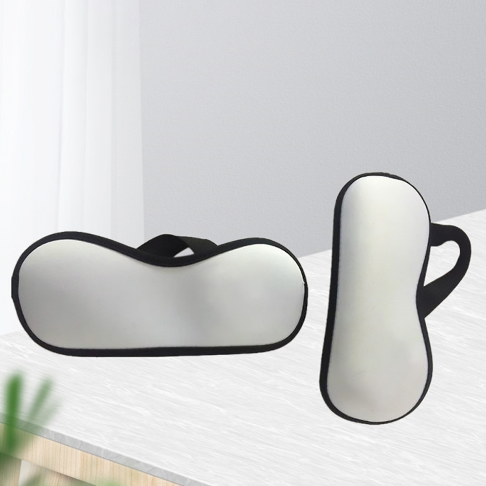Neoprene Eyeshade Sublimation Blank Blindfold White Eyepatch