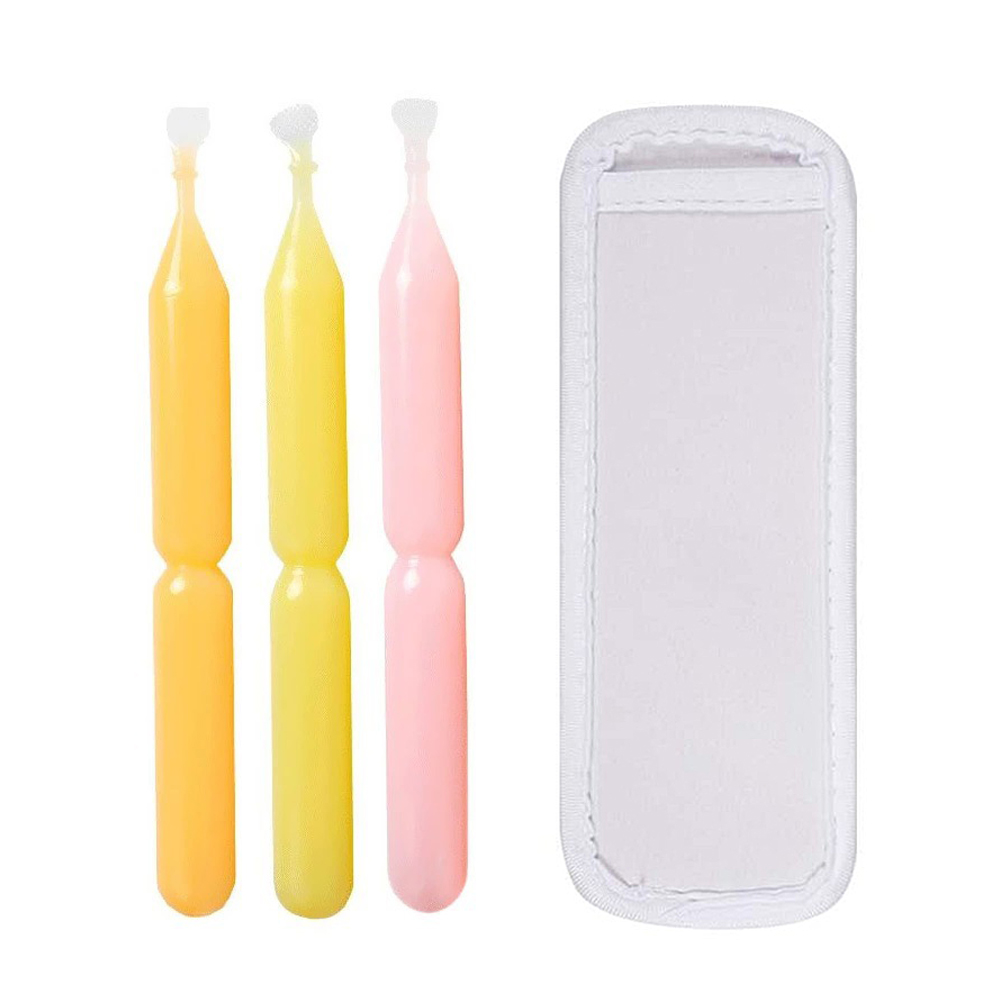 Sublimation Blank White Sleeves For Kid Ice-cream Stick Holders Sleeves Bag