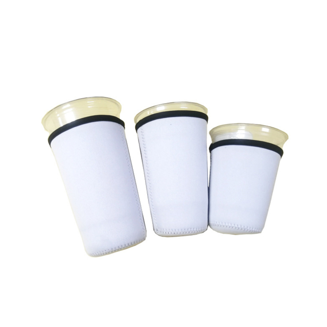 Neoprene White Cooler For Coffee Mug Cop 16oz 22oz 32oz Custom Bottle Cooler