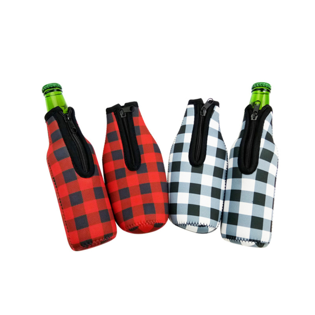 Sublimation Blanks Neoprene Cooler 330ml Slim Can Hoder Beer Bottles Wine Glass Holder