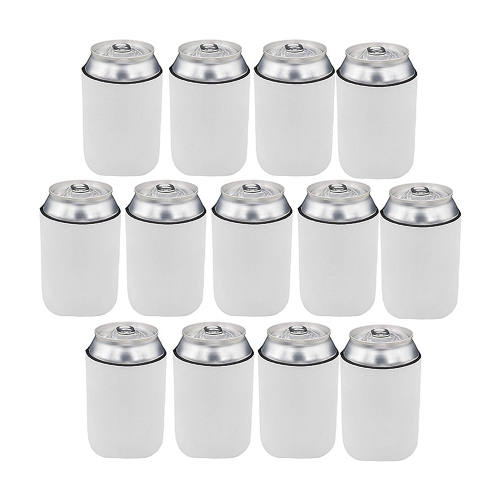 Neoprene Sublimation Slim Can Holder Beer Bottle Holder Cooler with bottom