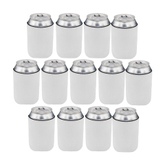 Neoprene Sublimation Slim Can Holder Beer Bottle Holder Cooler with bottom