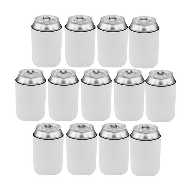 Neoprene Sublimation Slim Can Holder Beer Bottle Holder Cooler with bottom