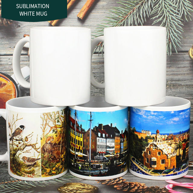 11oz Sublimation Ceramic White Mug Grade A Coffee Mug