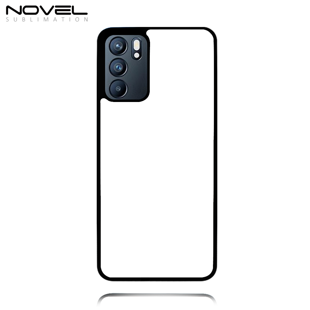 Sublimation 2D TPU Case for OPPO Reno 6/6 Pro / Reno 6 lite 5G Heat Transfer 2D TPU Phone Back Cover With Aluminum Sheet For DIY Customization