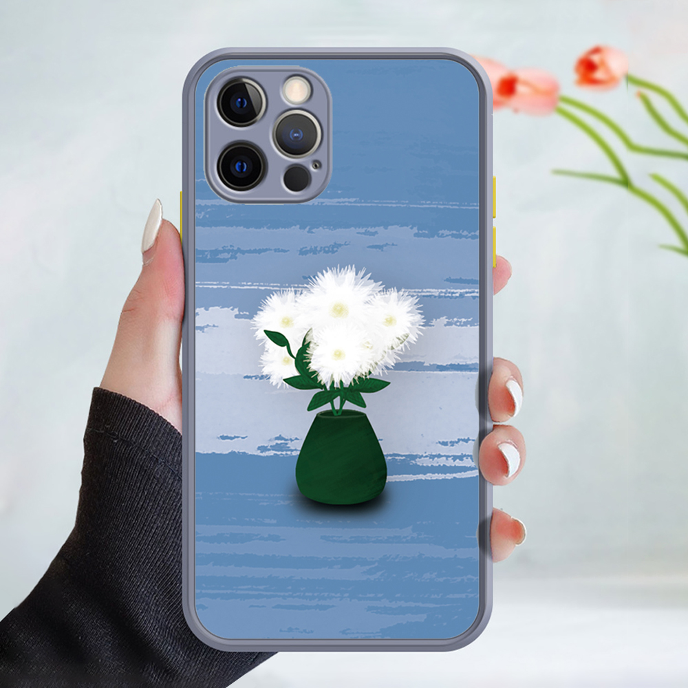 Colorful Sublimation 2D TPU Case for iPhone 12 13 Pro Max  6 7 8 XS Max XR 11 DIY Phone Shell Cover with Metal Insert