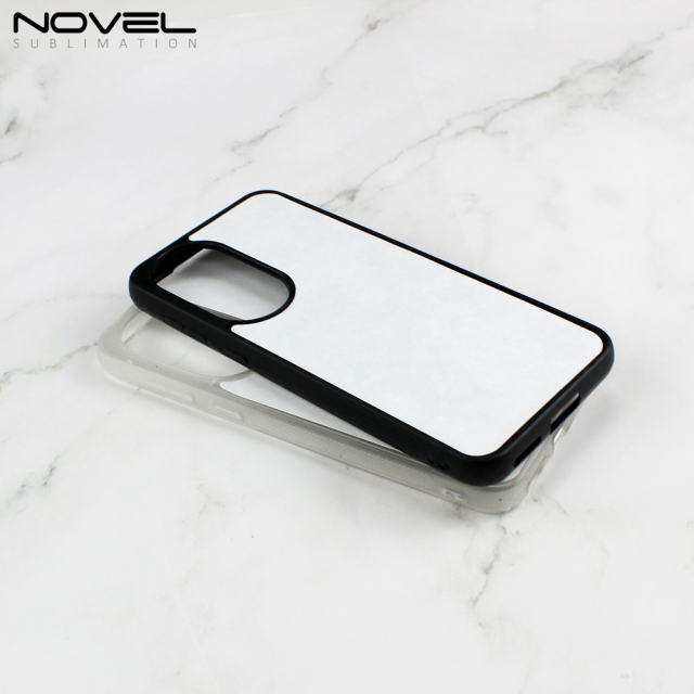 For Huawei P50 Customized Sublimation Blank 2D TPU Phone Case With Metal Sheet For Heat Press Printing