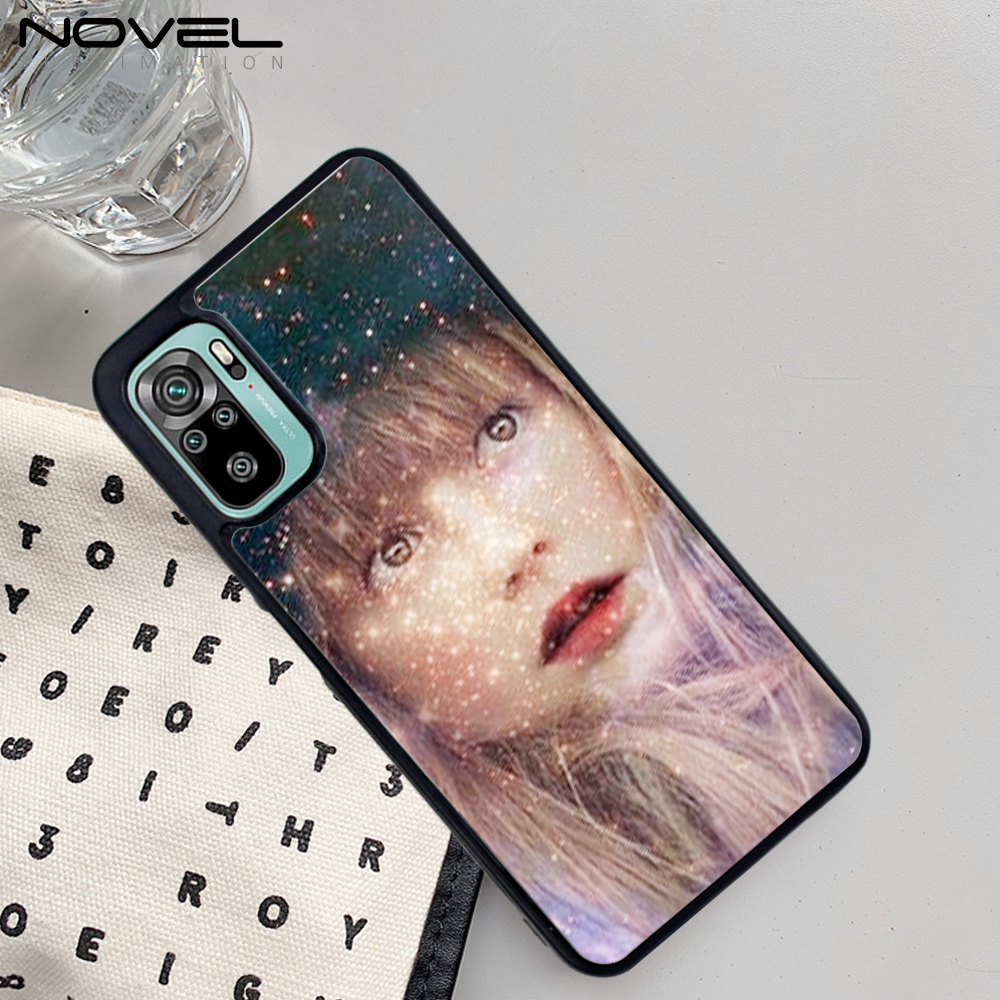 For Redmi Note 10 5G Customized Sublimation 2D TPU Phone Case With Metal Insert For Heat Press Printing