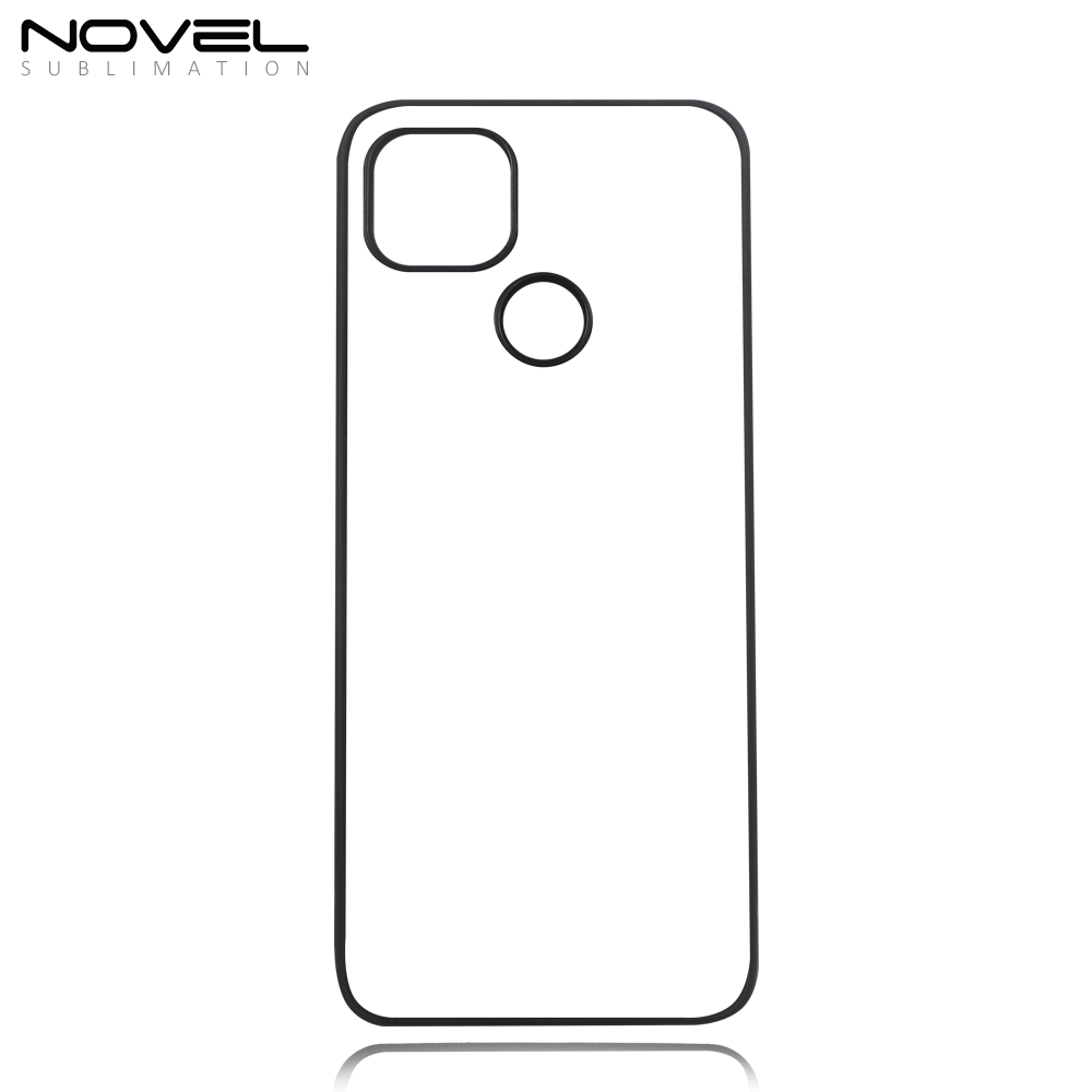 DIY Sublimation Blank 2D TPU Phone Case For Moto G9 Power With Metal Insert