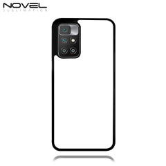 Customized Sublimation 2D TPU Phone Case For Redmi 10 With Metal Insert