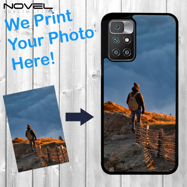 Customized Sublimation 2D TPU Phone Case For Redmi 10 With Metal Insert