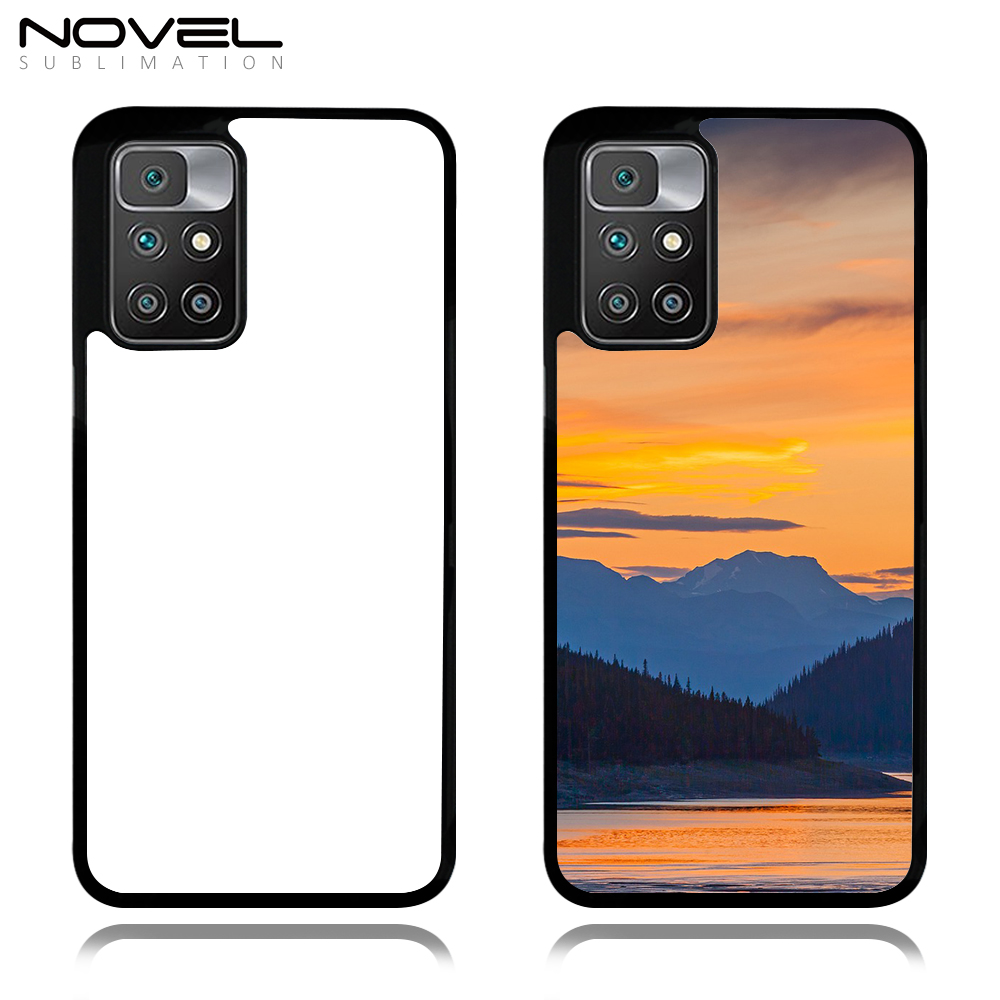 Customized Sublimation 2D TPU Phone Case For Redmi 10 With Metal Insert