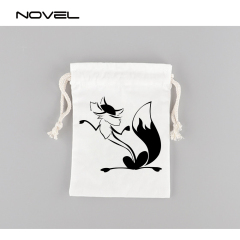 DIY Sublimation Canvas Drawstring Bag