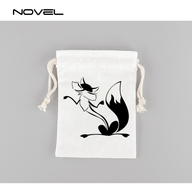 DIY Sublimation Canvas Drawstring Bag