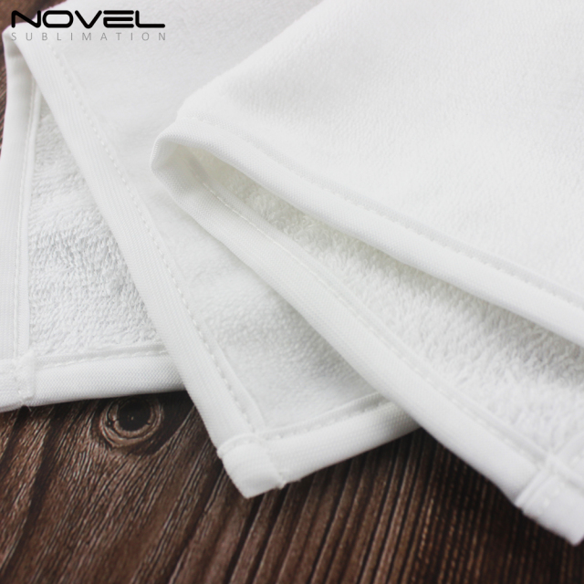 High Quality Sublimation Front -Polyester Back -Cotton Square Bath Towel Facecloth Beach 31*31cm