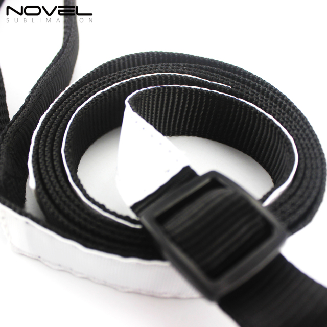 New Custom Nylon Dog Pet Leash with White Patch For Sublimation