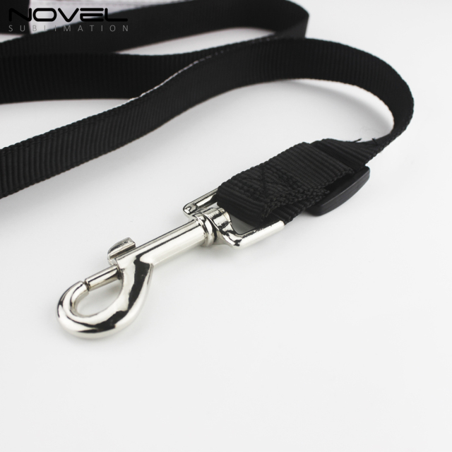 New Custom Nylon Dog Pet Leash with White Patch For Sublimation