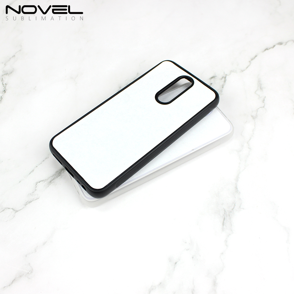 Sublimation Blank 2D TPU Phone Case For Redmi 8 With Metal Insert