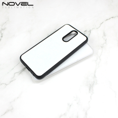 Sublimation Blank 2D TPU Phone Case For Redmi 8 With Metal Insert