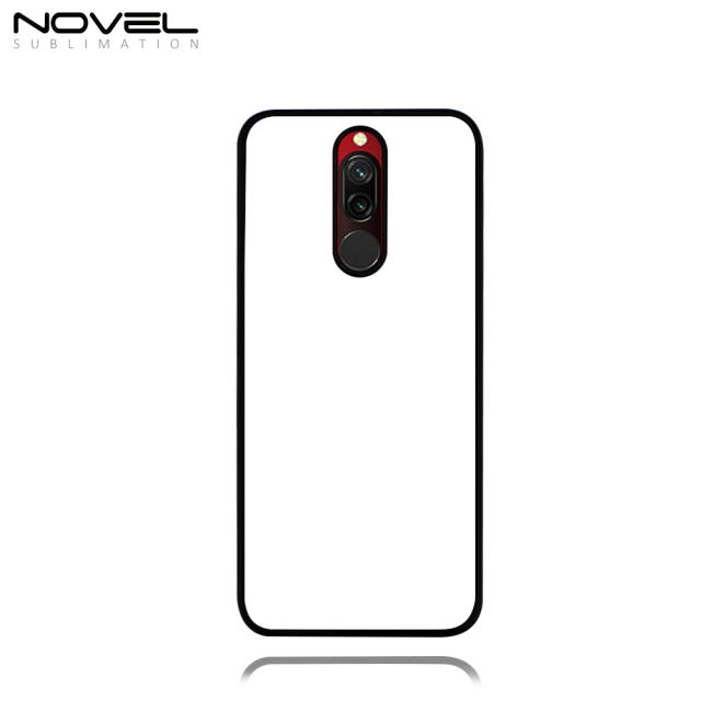 Sublimation Blank 2D TPU Phone Case For Redmi 8 With Metal Insert
